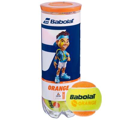 Babolat Initiation Orange Mini Tennis Balls - Tube of 3