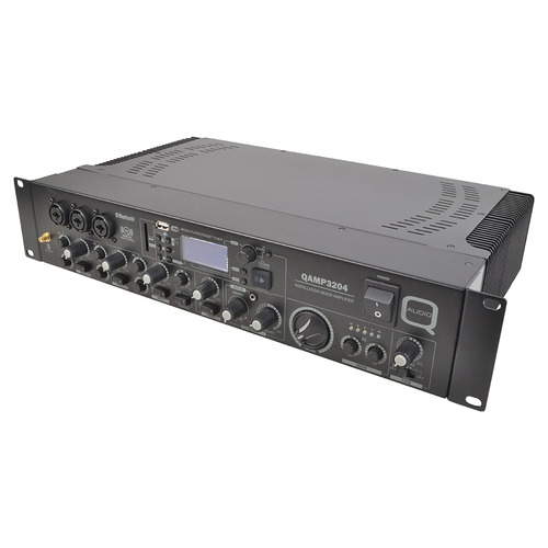 1 to 2 Zone Mixer Amplifier with Media Player Bluetooth 2 x 160W 4 Ohms