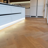 Riviera Click 14/3 x 150mm Caramel Oak Herringbone Engineered Wood Flooring