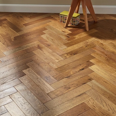 Nature 15/4 x 90mm Golden Wheat Oak Herringbone Engineered Wood Flooring