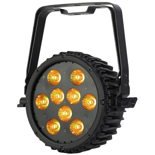 Slim LED Par Can 5 x 10W RGBWA LEDs 25 Degree Beam Angle