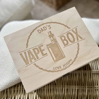 Personalised Vape Box - LOCK & KEY ROPE DESIGN
