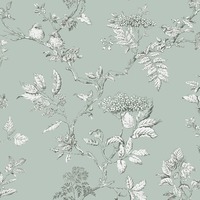 Laura Ashley Elderwood Wallpaper Duck Egg 113345