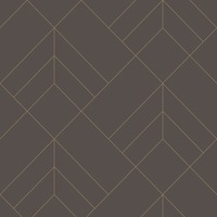 Sander Geometric Brown / Gold Wallpaper Fine Decor FD26549