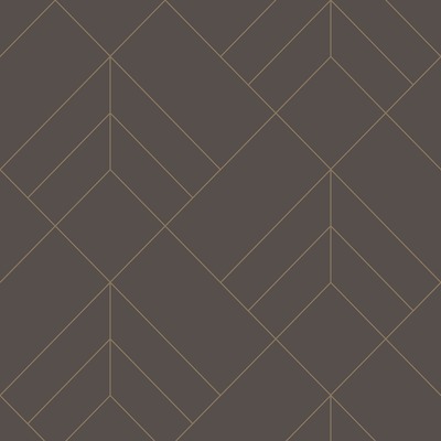 Sander Geometric Brown / Gold Wallpaper Fine Decor FD26549
