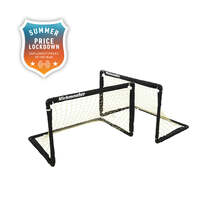 Kickmaster One on One Folding Football Goal Set