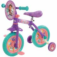 Gabby’s Dollhouse 2-in-1 10″ Wheel Size Training Bike