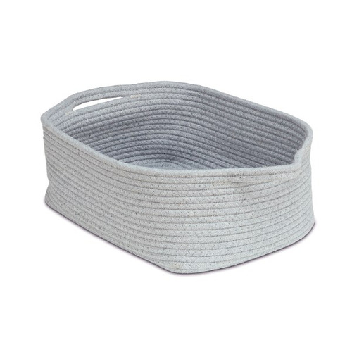 Shallow Rope Storage Baskets, Set of 6