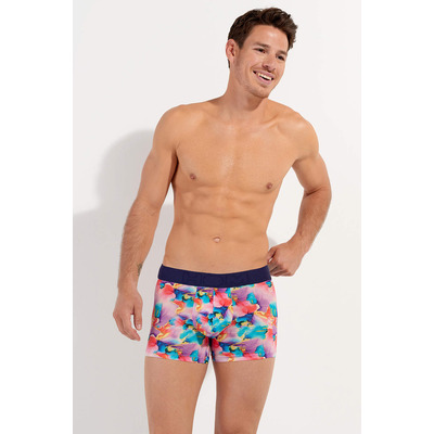 HOM Aqua Flowers Boxer Brief