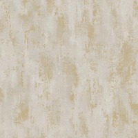 Venetian Concrete Textured Vinyl Wallpaper Taupe / Gold Grandeco A75803