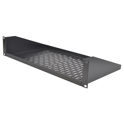 19" Vented Rack Shelf Tray Flight Case Mountable - 2U