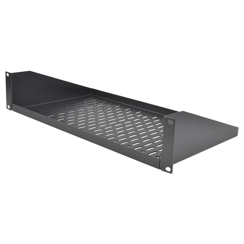 19" Vented Rack Shelf Tray Flight Case Mountable - 2U