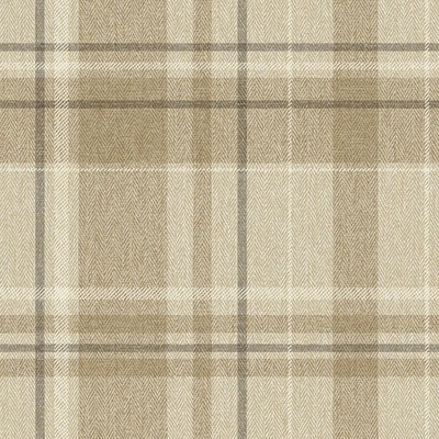Harris Check Wallpaper Beige Crown M1868
