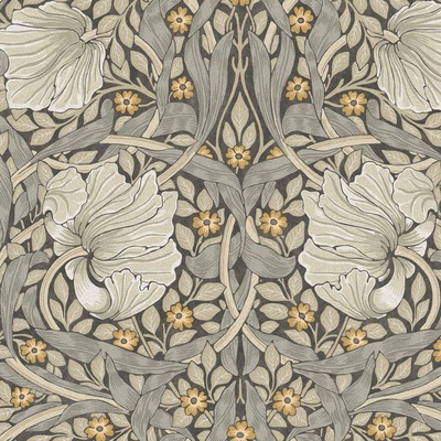 William Morris At Home Pimpernel Wallpaper Grey 124240
