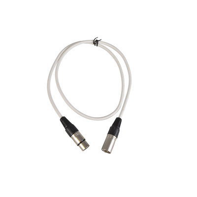 XLR to XLR Balanced Patch Lead 3 pin 1m White