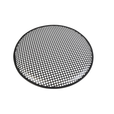 18" Metal Speaker Grille Black PVC Trim