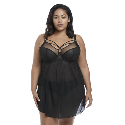 Elomi Sachi Babydoll - Black