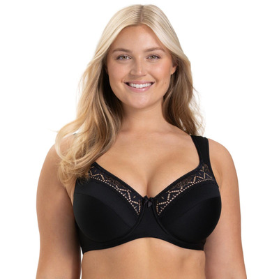 Miss Mary Of Sweden Breeze Bra - Black - 36C
