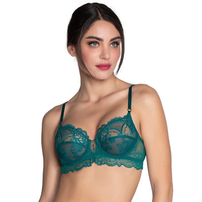 Lise Charmel Sublime En Dentelle Full Cup Bra - Vert Princesse
