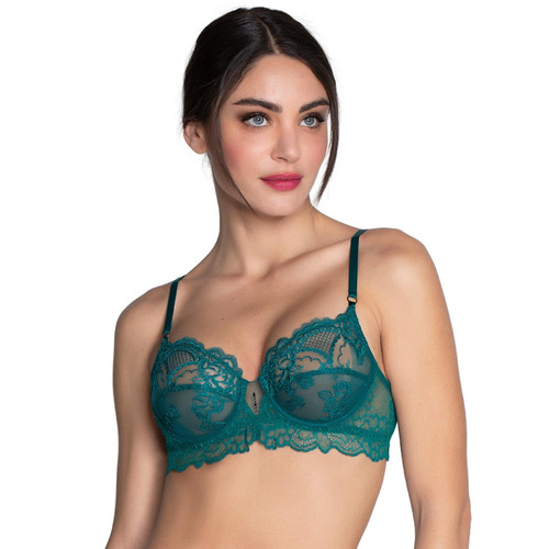 Lise Charmel Sublime En Dentelle Full Cup Bra - Vert Princesse