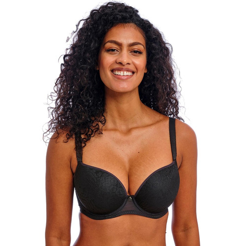Freya Love-Haze Moulded Plunge T Shirt Bra - Black