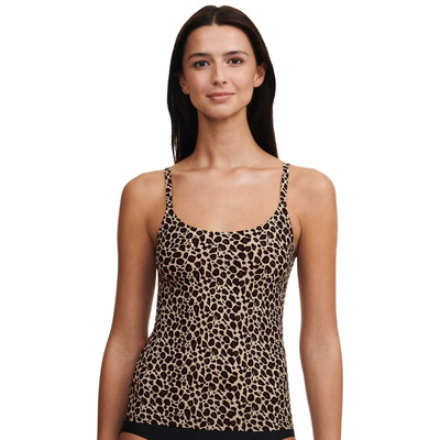 Chantelle Soft Stretch Camisole Top - Leopard Print - XS/S
