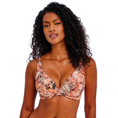Freya Desert Cat High Apex Bikini Top - Sunset - 30DD
