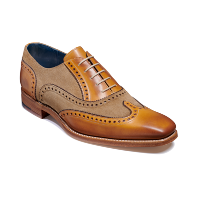 Spencer - Cedar Calf / Snuff Suede, 10 – Barker Shoes Ltd
