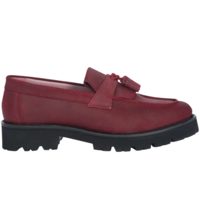 Tia – Burgundy Waxy Suede, 9.5 / D