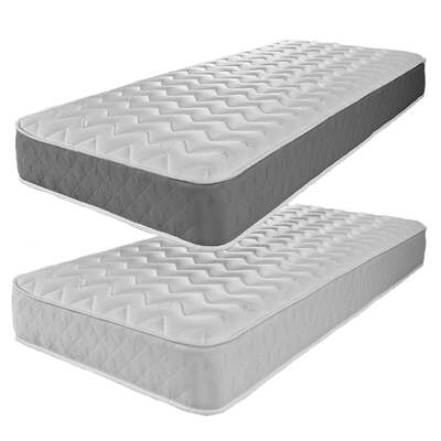 Starlight Beds 7.5" Deep Multi-Layer Memory foam and Open-Coil Spring Mattress - Grey Border / European Double – Starlight Beds™