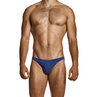Modus Vivendi Cotton & Linen Low Cut Brief - Marine