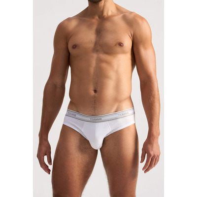 Image of TEAMM8 Cotton Classic Brief - White