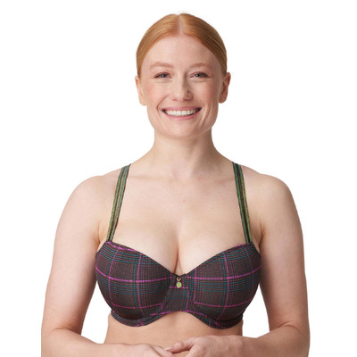 Prima Donna Princes Bay Padded Balcony Bra - Italian Check - 38E
