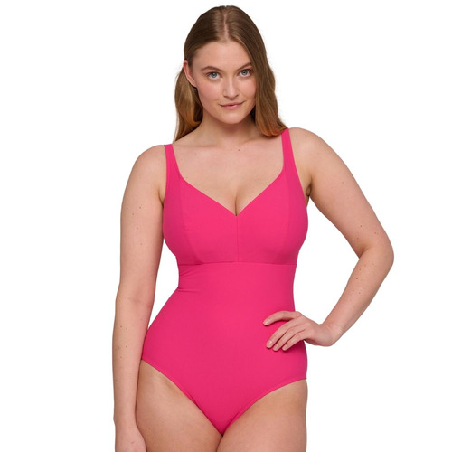 Prima Donna Swim Aswan Non Wired Plunge Swimsuit - Dragon Fruit
