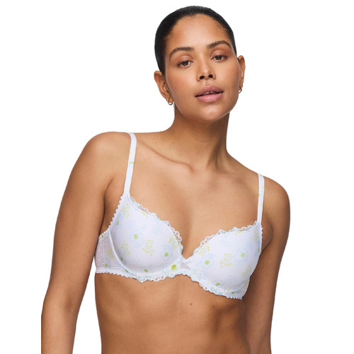Marie Jo Chen Padded Heartshape Bra - White Yacht
