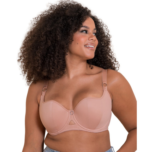 Curvy Kate Boost Me Up Padded Balcony Bra - Latte