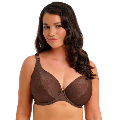 Fantasie Sabana Plunge Bikini Top - Chestnut Sparkle