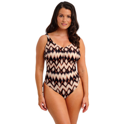 Fantasie Sabana V-Neck Swimsuit - Copper Tint