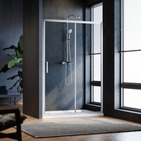 ELEGANT 1000mm Sliding Shower Door 8mm Easy Clean Nano Glass Screen