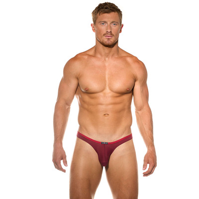 Image of Gregg Homme Yoga Thong - Burgundy
