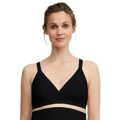 Chantelle Pure Maternity Wirefree Bra - Black