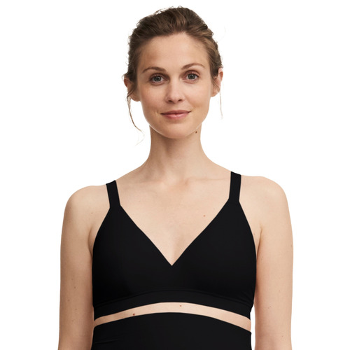 Chantelle Pure Maternity Wirefree Bra - Black