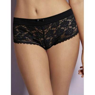 Bestform Tivoli Stretch Lace Short - Black