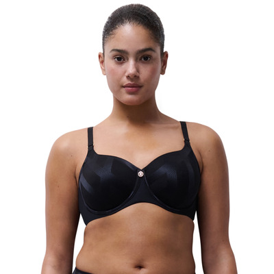 Chantelle Glaze Covering Moulded Bra - Black