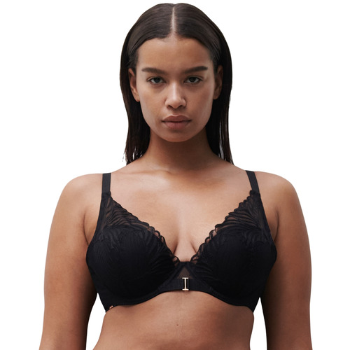 Chantelle Legend Plunge T-Shirt Bra - Black