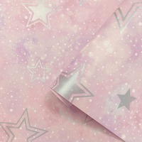 Stardust Wallpaper Pink / Silver Holden 14060