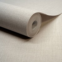Little Dreamers Linen Plain Wallpaper Natural Grandeco MN1002