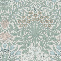William Morris At Home Garden Wallpaper Cottage Blues 140496