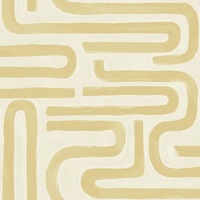 Brushed Geo Wallpaper Ochre Holden 14231