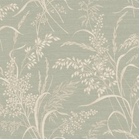Grasslands Wallpaper Sage Green Grandeco A82401